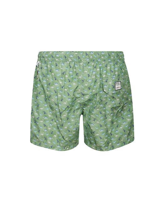 Fedeli Green Beachwear for men