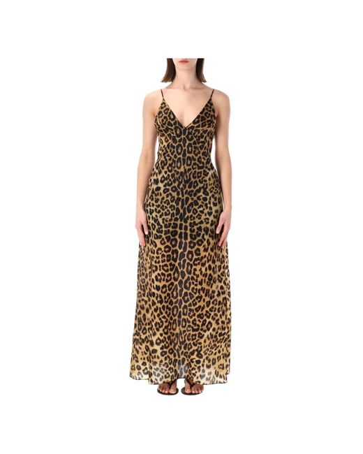 Alberta Ferretti Metallic Maxi Dresses