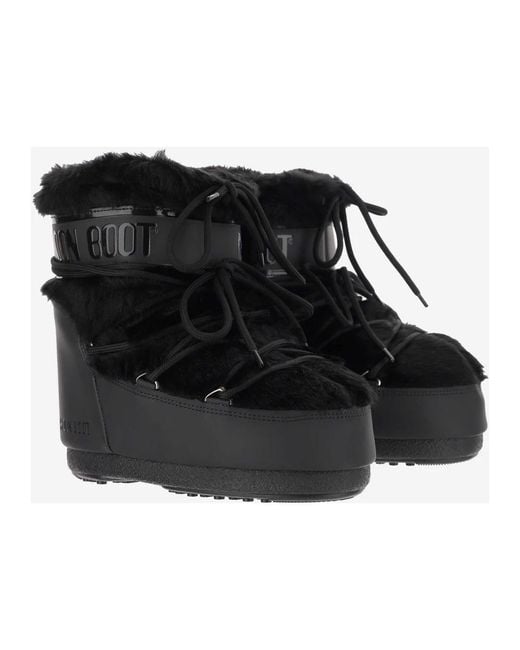 Moon Boot Black Winter Boots