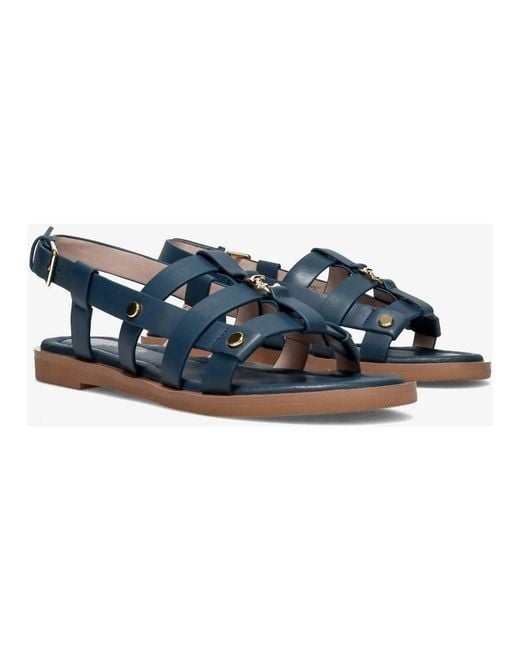 Coccinelle Blue Flat Sandals