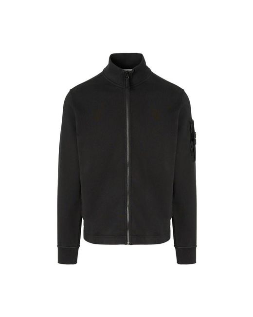 Stone Island Black Zip-Throughs for men