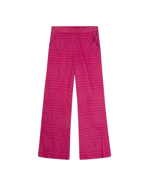 Alix The Label Red Wide Trousers
