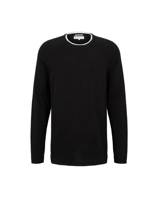 Tom Tailor Pullover in het Black voor heren