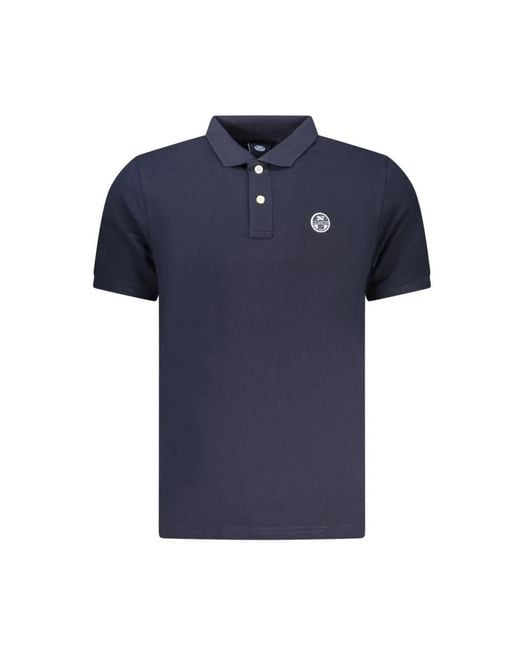 North Sails Blue Polo Shirts for men