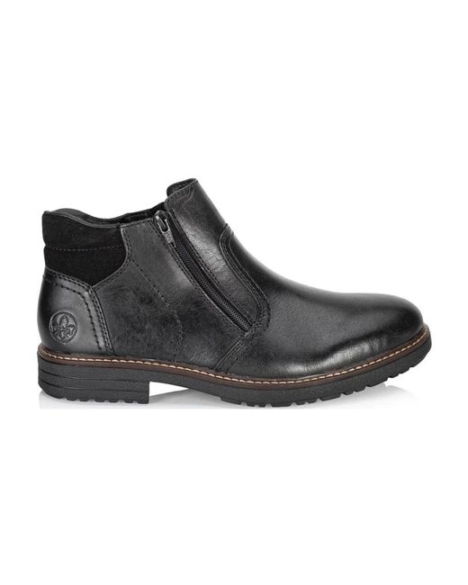 Rieker Black Ankle Boots for men