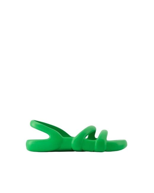 Camper Green Flat Sandals