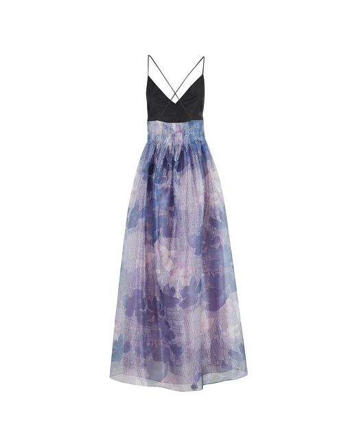 Maxi Dresses Emporio Armani de color Purple