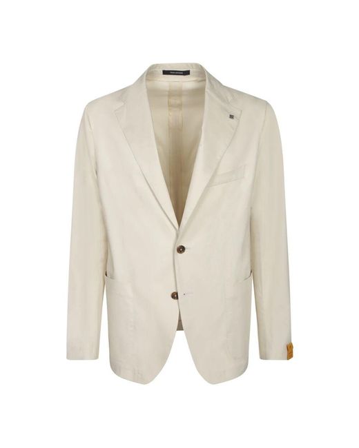Tagliatore Herrenbekleidung Anzug Weiß Ss25 in Natural für Herren
