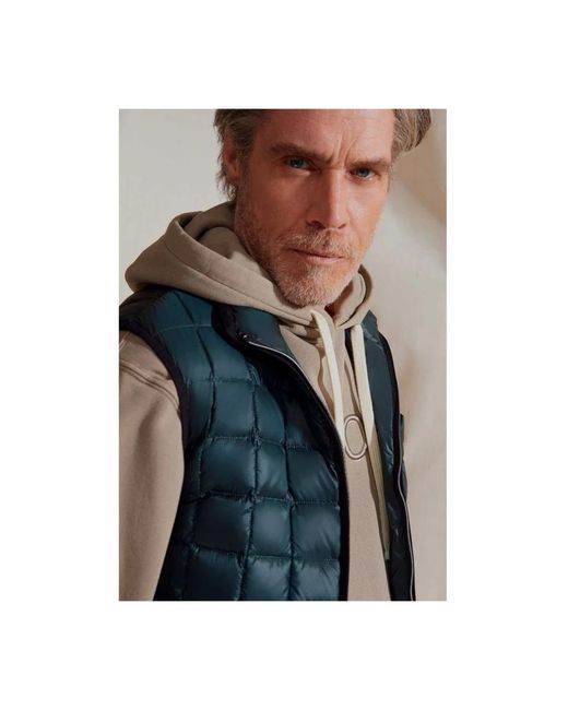 Montecore Jassen ,Groen ,Leer Puffer Vest in het Gray voor heren
