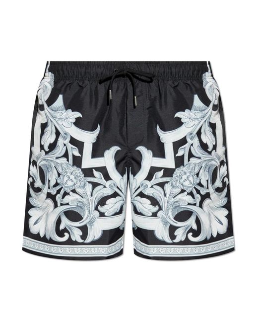 Versace Badmode ,Zwart ,Zwemshorts in het Black voor heren