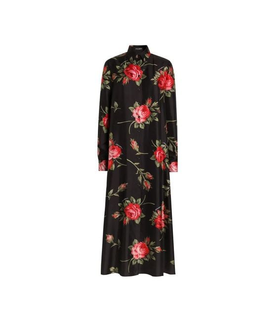 Dolce & Gabbana Black Shirt Dresses