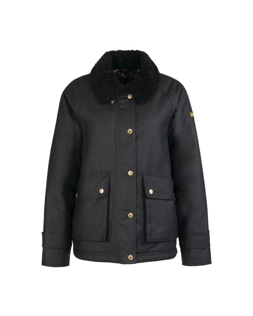 Barbour Black Winter Jackets