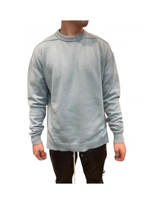 Rick Owens Gray Cashmere Knitwear for men