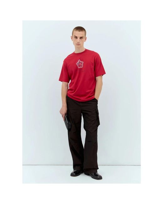 Ice & Techno Red T-Shirts for men