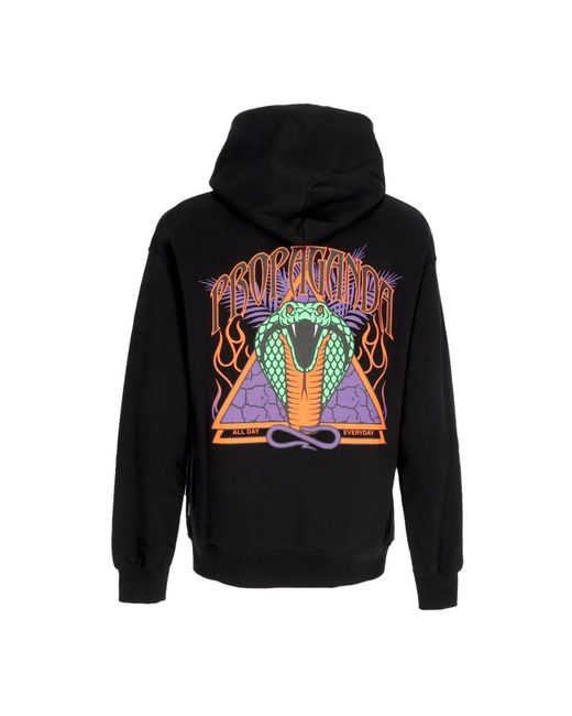 Propaganda Black Hoodies for men