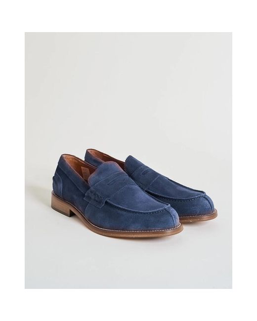 Exton Blue Loafers for men
