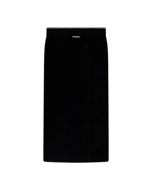 Pinko Black Midi Skirts