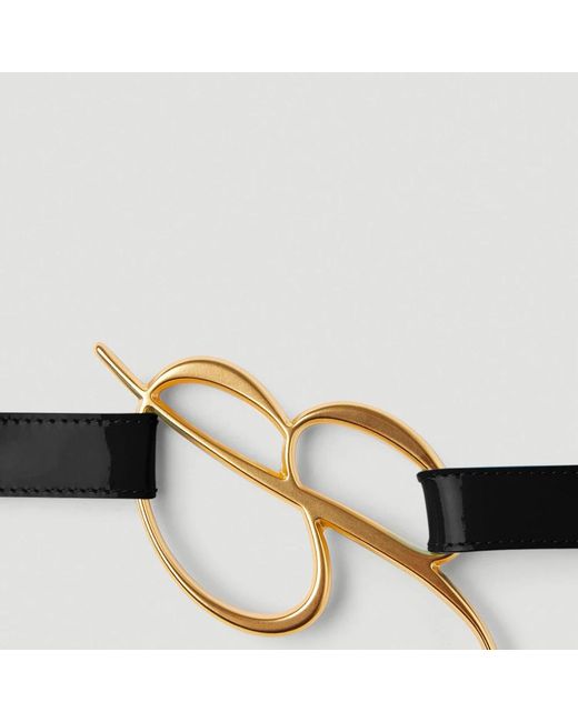 Blumarine Black Belts