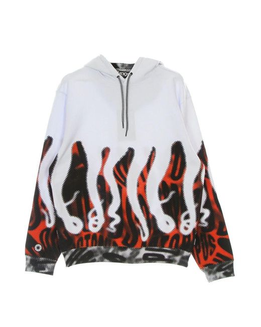 Octopus Kapuzenpullover Halftone Weiß in White für Herren