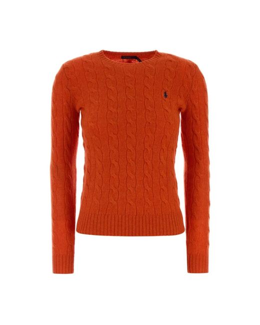 Polo Ralph Lauren Orange Round-Neck Knitwear