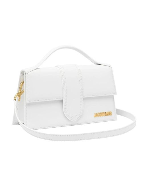 Jacquemus White Weiße Handtasche Mit Kartenfach