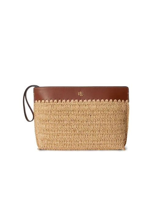 Ralph Lauren Brown Clutches