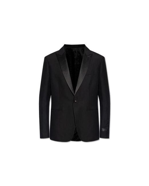 Versace Black Blazers for men
