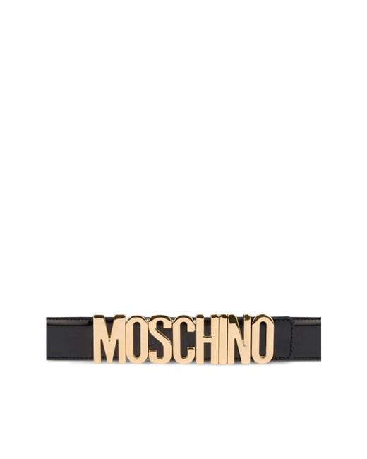 Moschino Black Belts