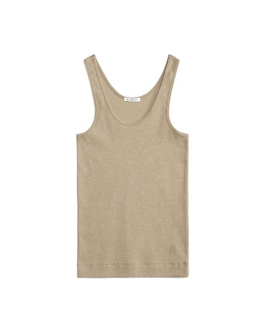 By Malene Birger Natural Sleeveless Tops