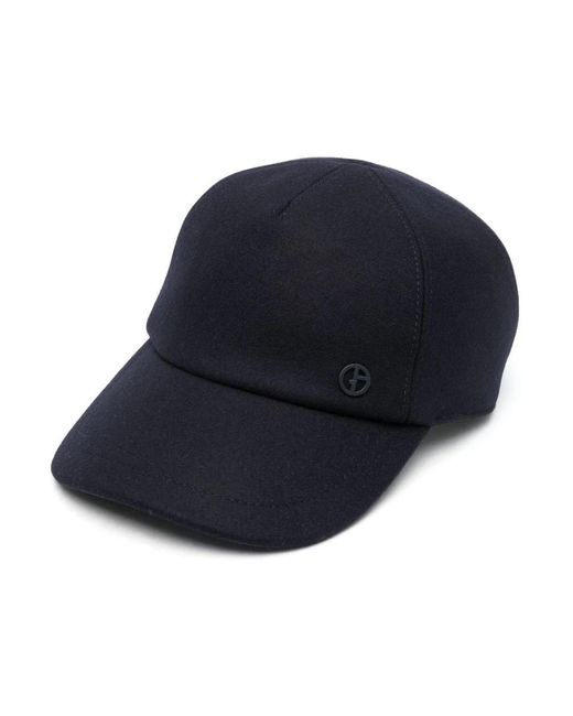 Giorgio Armani Blue Caps for men