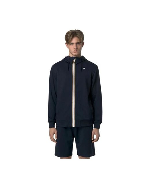 Zip-Throughs K-Way de hombre de color Black