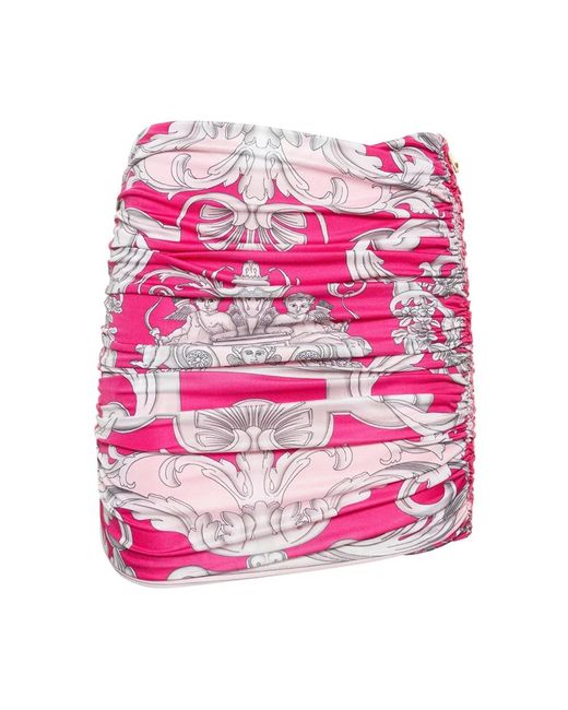 Versace Pink Short Skirts