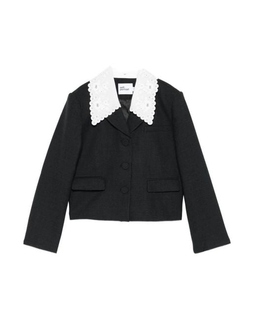 Self-Portrait Black Blazers