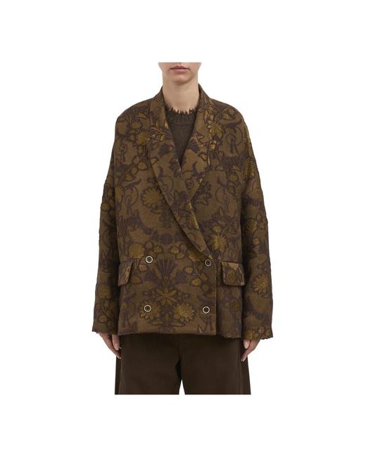 Uma Wang Brown Blazers