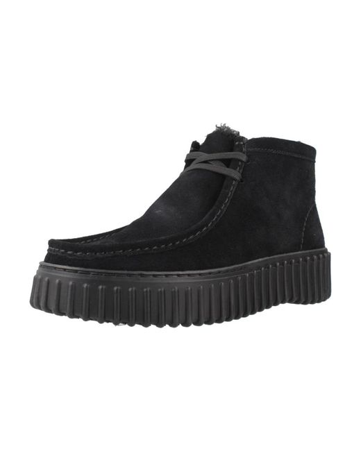 Clarks Black Schnürstiefel
