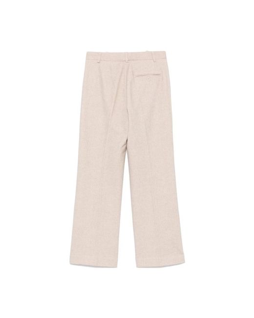 Circolo 1901 Jersey Texture Broek in het Natural
