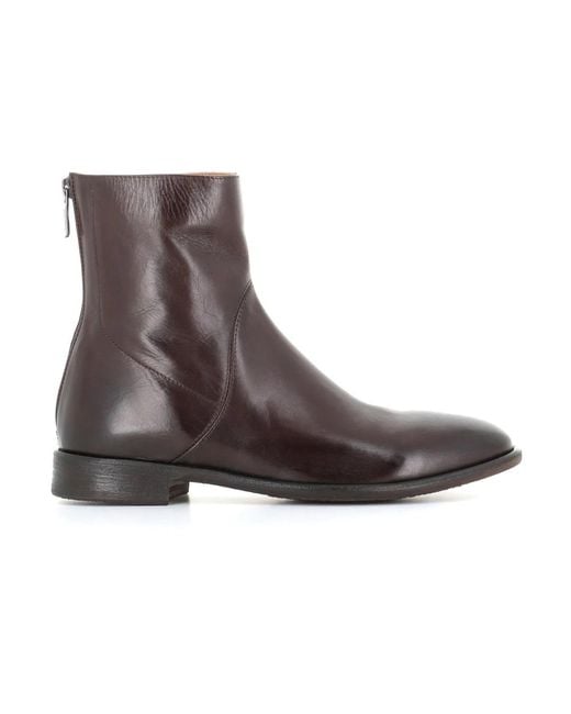 Alberto Fasciani Brown Ankle Boots for men