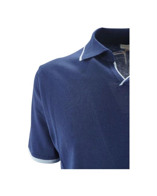Tops > polo shirts Daniele Fiesoli pour homme en coloris Blue