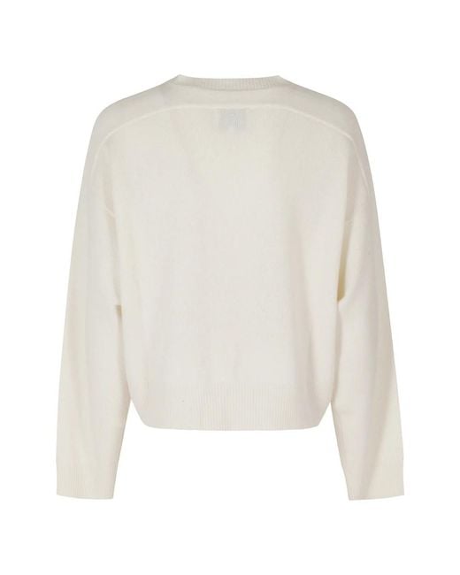 Loulou de Saison White Cashmere Knitwear