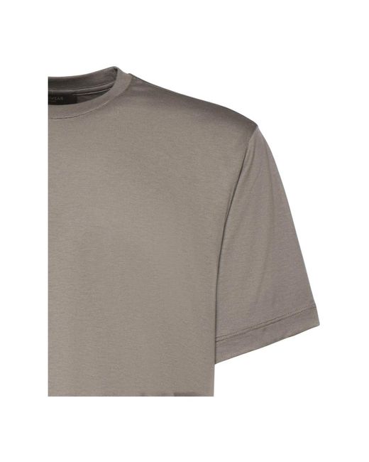 Zanone Gray T-Shirts for men