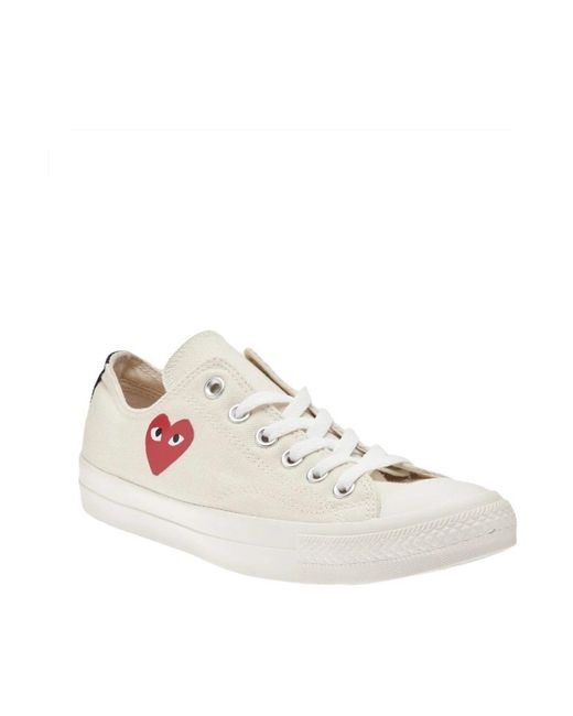 COMME DES GARÇONS PLAY Pink Sneakers for men