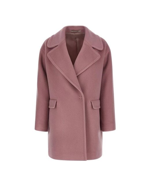Tagliatore Purple Astrid Coat