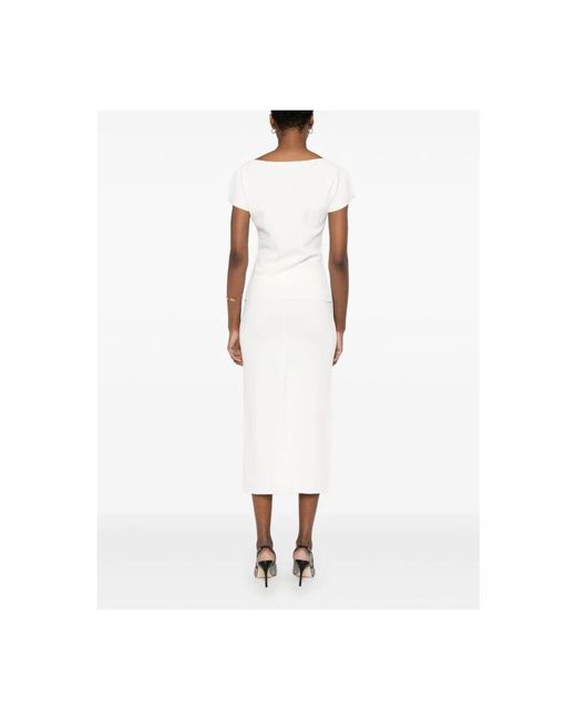 P.A.R.O.S.H. White Elegante Strickwaren Für Frauen
