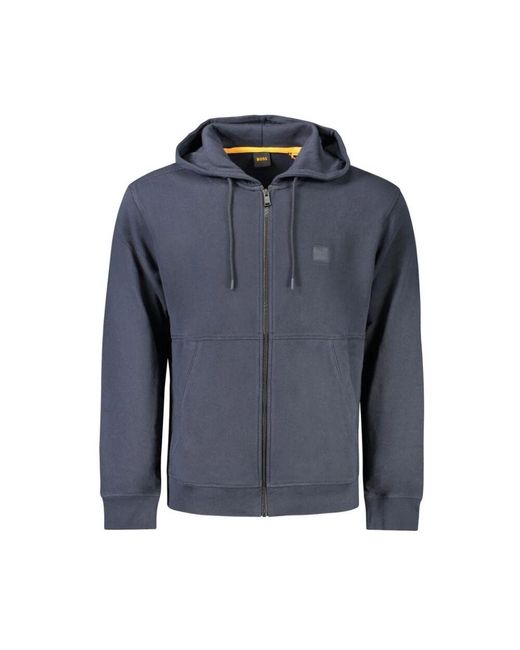Boss Blue Zip-Throughs for men