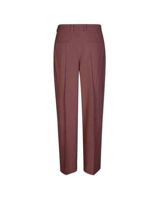 Incotex Purple Straight Trousers