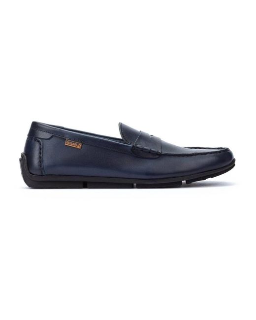 Pikolinos Eleganter conil slipper aus leder in Blue für Herren