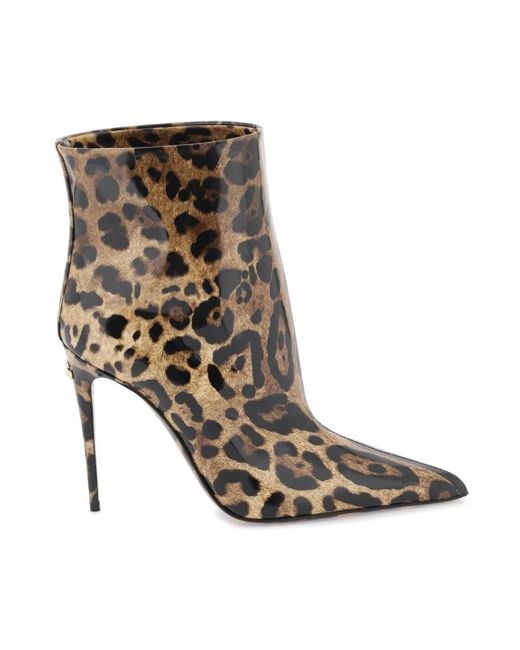 Shoes > boots > heeled boots Dolce & Gabbana en coloris Brown