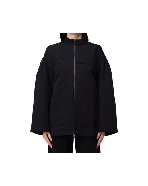 Max Mara Black Zip-Throughs