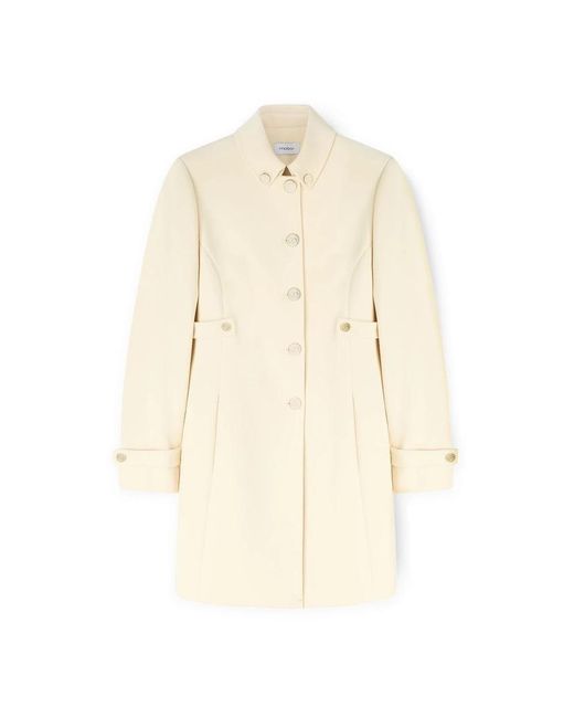 mötivi Single-Breasted Coats in het Natural