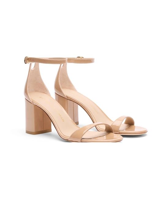 Stuart Weitzman White High Heel Sandals